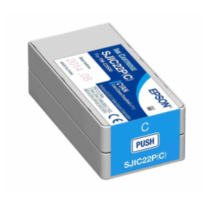 Epson SJIC22P(C): Ink cartridge for ColorWorks C3500 (Cyan)