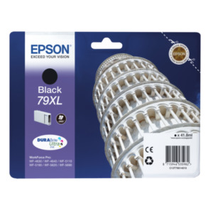 Epson Tower of Pisa Singlepack Black 79XL DURABrite Ultra Ink