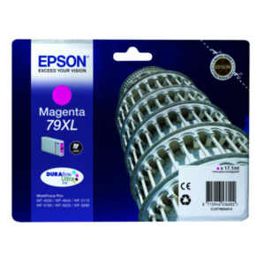 Epson Tower of Pisa Singlepack Magenta 79XL DURABrite Ultra Ink