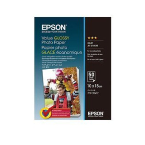 Epson Value Glossy Photo Paper - 10x15cm - 50 Vellen