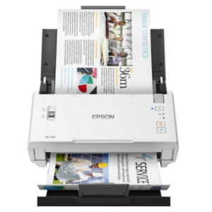 Epson WorkForce DS-410 compacte zakelijke sheet-fed A4-scanner met automatische documentinvoer voor 50 vellen en Document Capture Pro-software