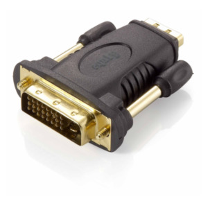 Equip 118908 tussenstuk voor kabels DVI (24+1) HDMI A Zwart