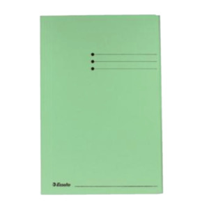 Esselte Leitz Esselte Folder with 3 flaps Folio, Green Groen