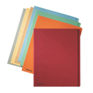 Esselte Paperboard folder 275 g/m2, Yellow A4 Geel