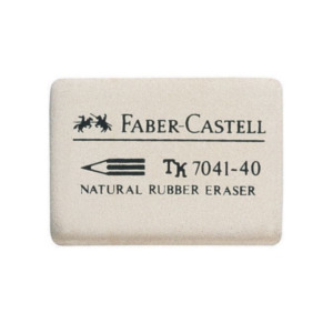Faber 7041-40 Wit vlakgum