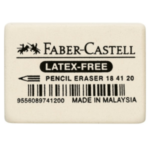 Faber -Castell 7041-20 vlakgum Wit