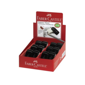 Faber -Castell Sleeve Mini vlakgum Beige, Zwart 1 stuk(s)