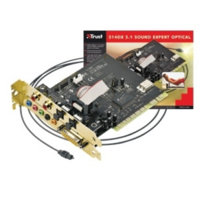 Gefu Trust 5.1 Surround Sound Card SC-5250 Intern 5.1 kanalen PCI