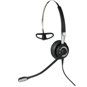 GN NETCOM Jabra 2496-829-309 hoofdtelefoon/headset Bedraad Hoofdband Kantoor/callcenter Zwart, Zilver