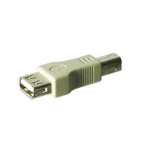 Goobay 50291 tussenstuk voor kabels USB B USB A Zwart