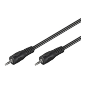 Goobay 50457 audio kabel 1,5 m 2.5mm Zwart