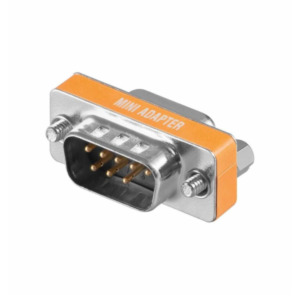 Goobay 50687 tussenstuk voor kabels D-Sub/RS-232 Zilver
