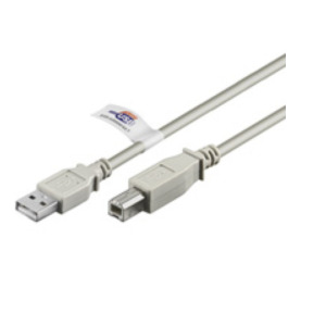 Goobay 50831 USB-kabel USB 2.0 2 m USB A USB B Grijs