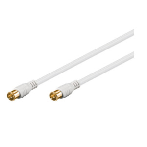 Goobay 62743 coax-kabel 1,5 m F-type Wit