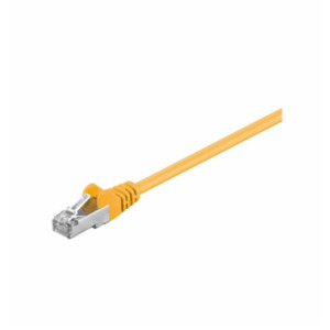 Goobay 68064 netwerkkabel Geel 0,5 m Cat5e SF/UTP (S-FTP)