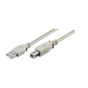 Goobay 68712 USB-kabel USB 2.0 1,8 m USB A USB B Grijs