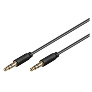 Goobay 69117 audio kabel 1 m 3.5mm Zwart