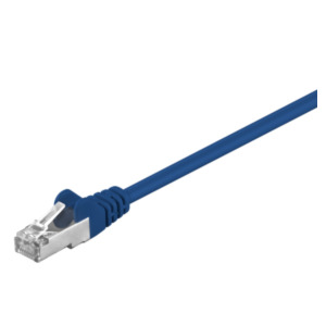 Goobay 73072 netwerkkabel Blauw 1 m Cat5e F/UTP (FTP)