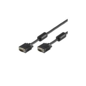Goobay 93005 VGA kabel 0,8 m VGA (D-Sub) Zwart