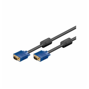 Goobay 93370 VGA kabel 5 m VGA (D-Sub) Zwart