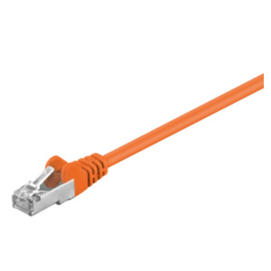 Goobay 93444 netwerkkabel Oranje 0,5 m Cat5e SF/UTP (S-FTP)