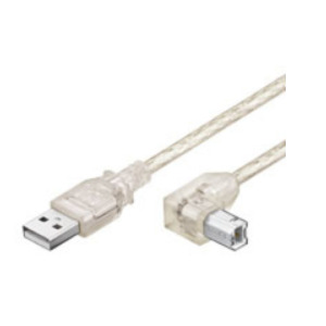 Goobay 93575 USB-kabel USB 2.0 0,5 m USB A USB B Transparant