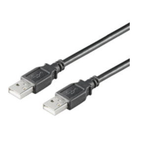 Goobay 93593 USB-kabel USB 2.0 1,8 m USB A Zwart