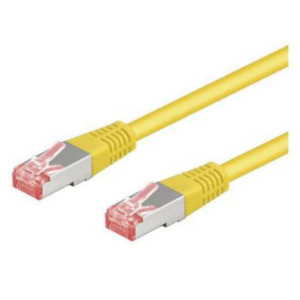 Goobay 95513 netwerkkabel Geel 5 m Cat6 S/FTP (S-STP)