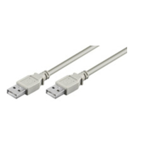 Goobay USB 2.0 AA 500 LC HiSpeed, 5m 5m USB A USB A Mannelijk Mannelijk Grijs USB-kabel