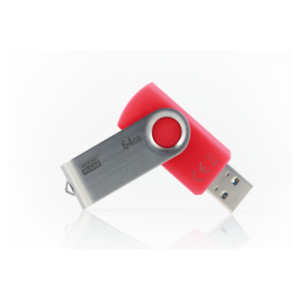 Goodram UTS3 USB flash drive 64 GB USB Type-A 3.2 Gen 1 (3.1 Gen 1) Rood