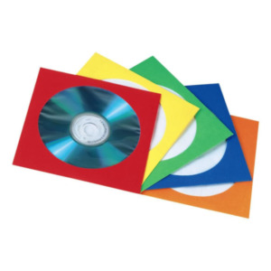 Hama 00078369 CD-doosje Opbergmap/sleeve 1 schijven Meerkleurig