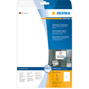 Herma 10021 printeretiket Wit Zelfklevend printerlabel