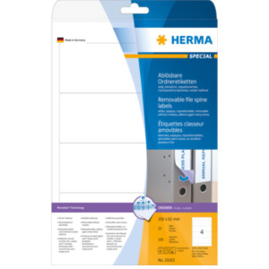 Herma 10165 printeretiket Wit Zelfklevend printerlabel