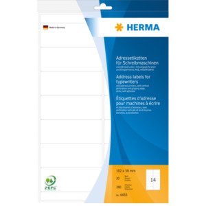 Herma 4433 Wit adreslabels