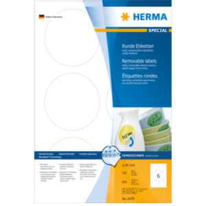 Herma 4478 printeretiket Wit Zelfklevend printerlabel