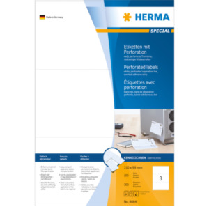 Herma 4664 printeretiket Wit Zelfklevend printerlabel