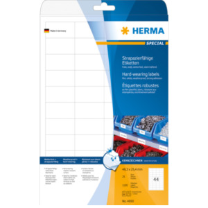 Herma 4690 printeretiket Wit Zelfklevend printerlabel