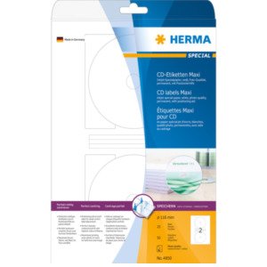 Herma 4850 printeretiket Wit Zelfklevend printerlabel