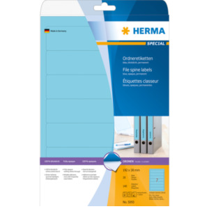 Herma 5093 printeretiket Blauw Zelfklevend printerlabel
