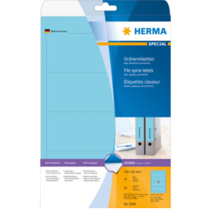 Herma 5098 printeretiket Blauw Zelfklevend printerlabel