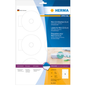 Herma 8619 printeretiket Wit Zelfklevend printerlabel