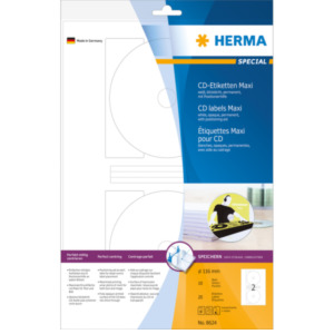 Herma 8624 printeretiket Wit Zelfklevend printerlabel