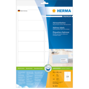 Herma 8635 Wit adreslabels