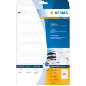 Herma 8830 printeretiket Wit Zelfklevend printerlabel