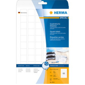 Herma 8831 printeretiket Wit Zelfklevend printerlabel