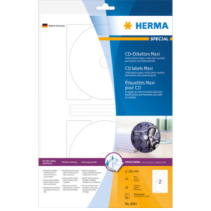 Herma 8885 printeretiket Wit Zelfklevend printerlabel