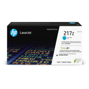 HP 217Z originele ultra high-capacity LaserJet-tonercartridge, cyaan