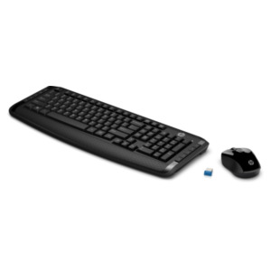 HP 300 toetsenbord RF Draadloos Zwart (AZERTY België toetsenbord)