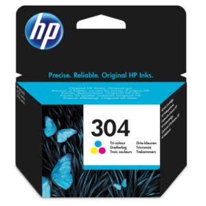 HP 304 originele drie-kleuren inktcartridge