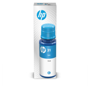 HP 31 70-ml Cyan Original Ink Bottle Origineel